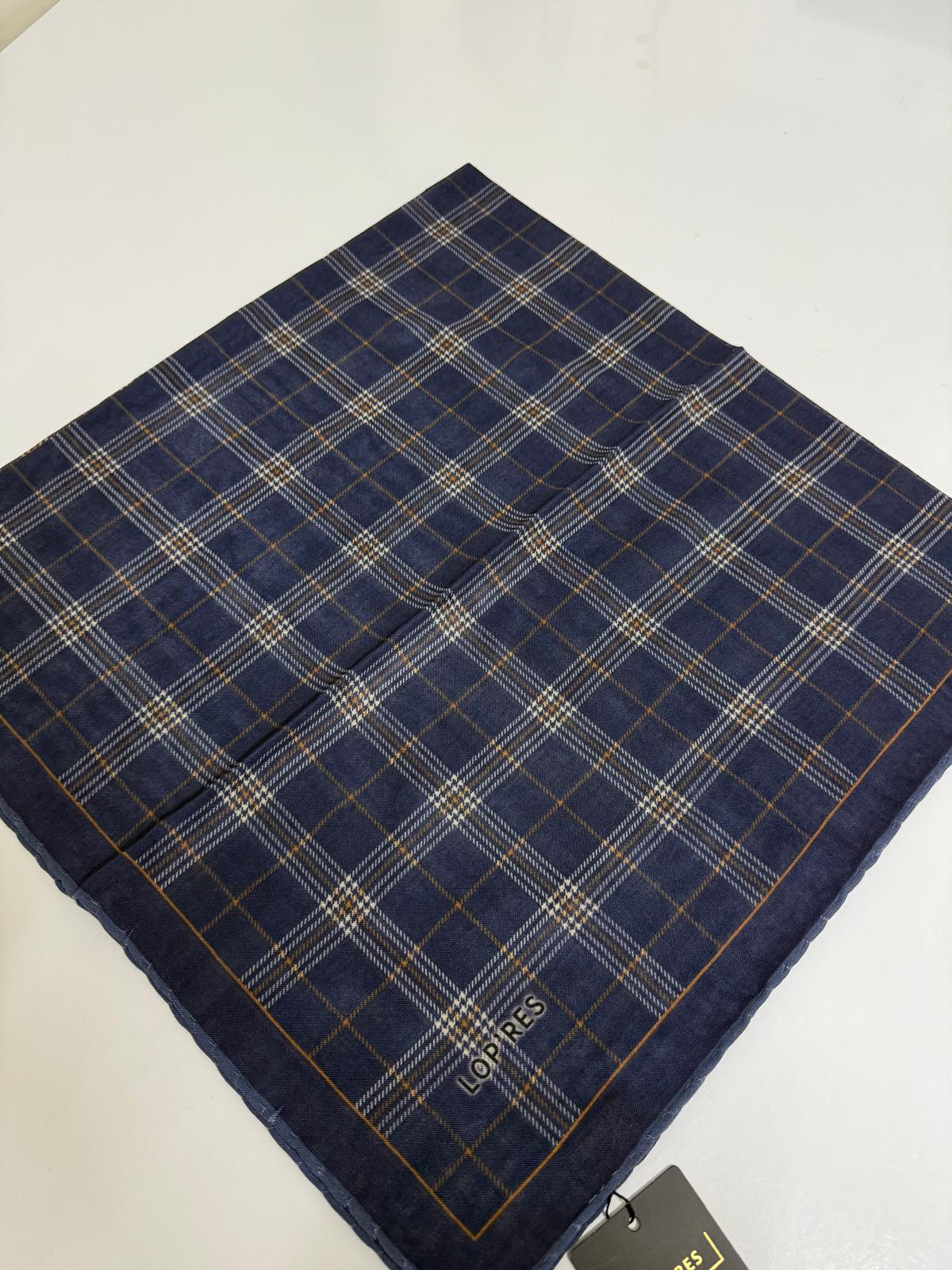 SOFT KETEN EŞARP EKOSE DESEN 09