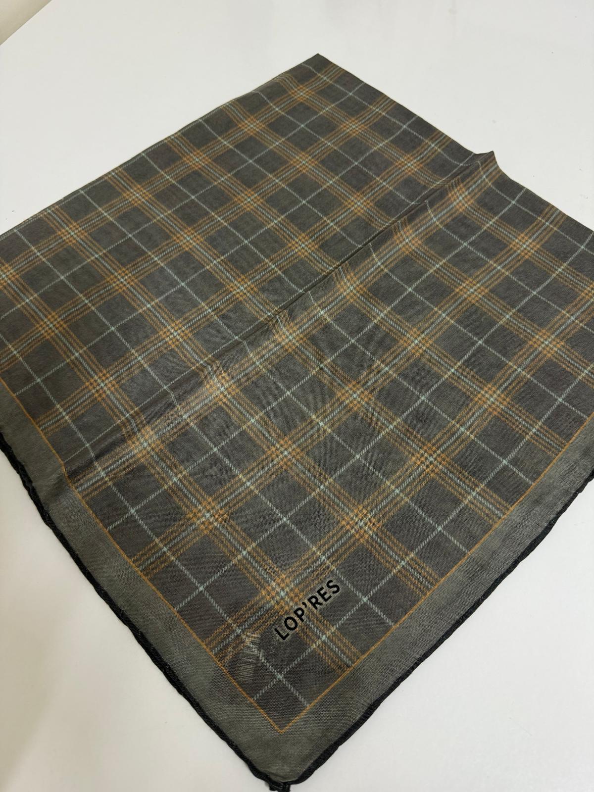 SOFT KETEN EŞARP EKOSE DESEN 08