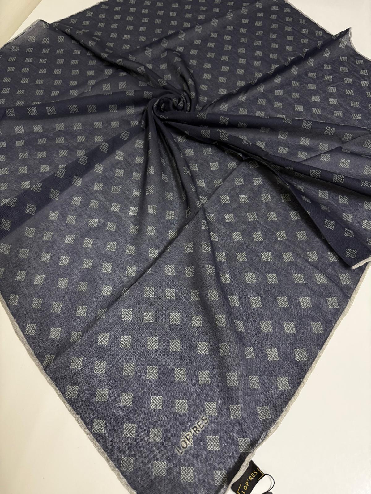 SOFT KETEN EŞARP MONOGRAM DESEN 07