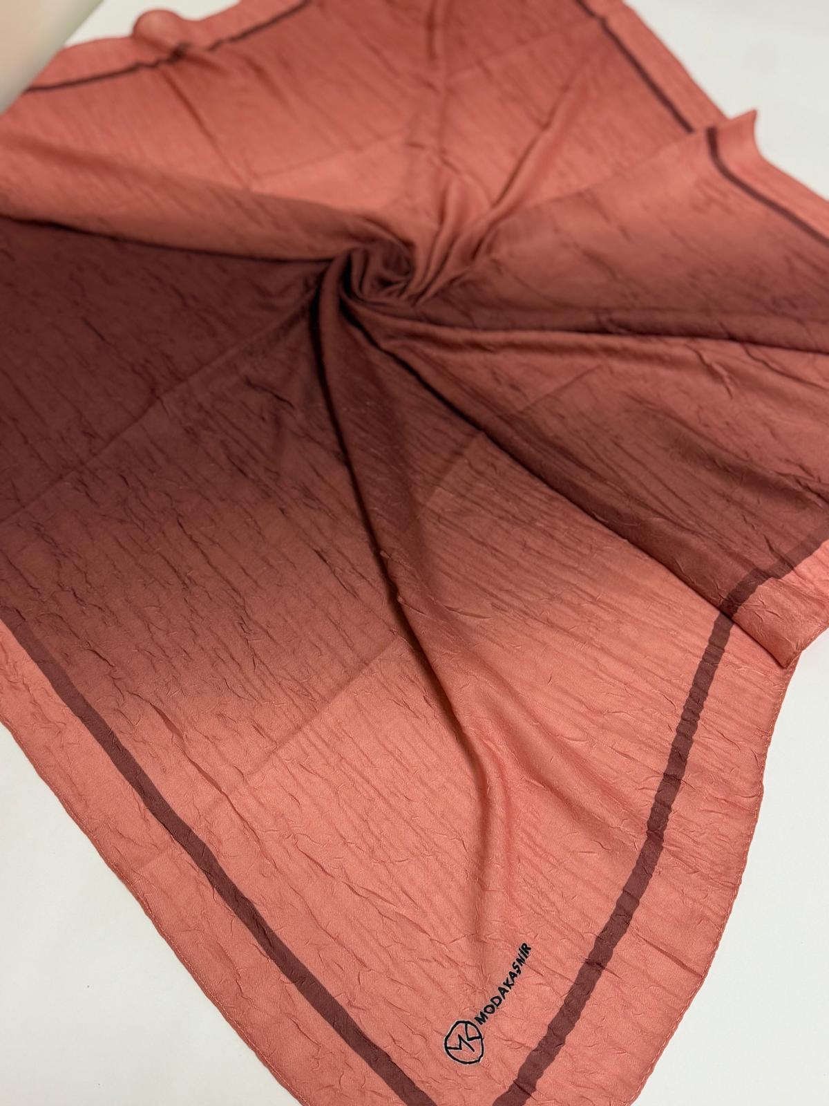 MİRORA DESEN BAMBU EŞARP GÜL KURUSU