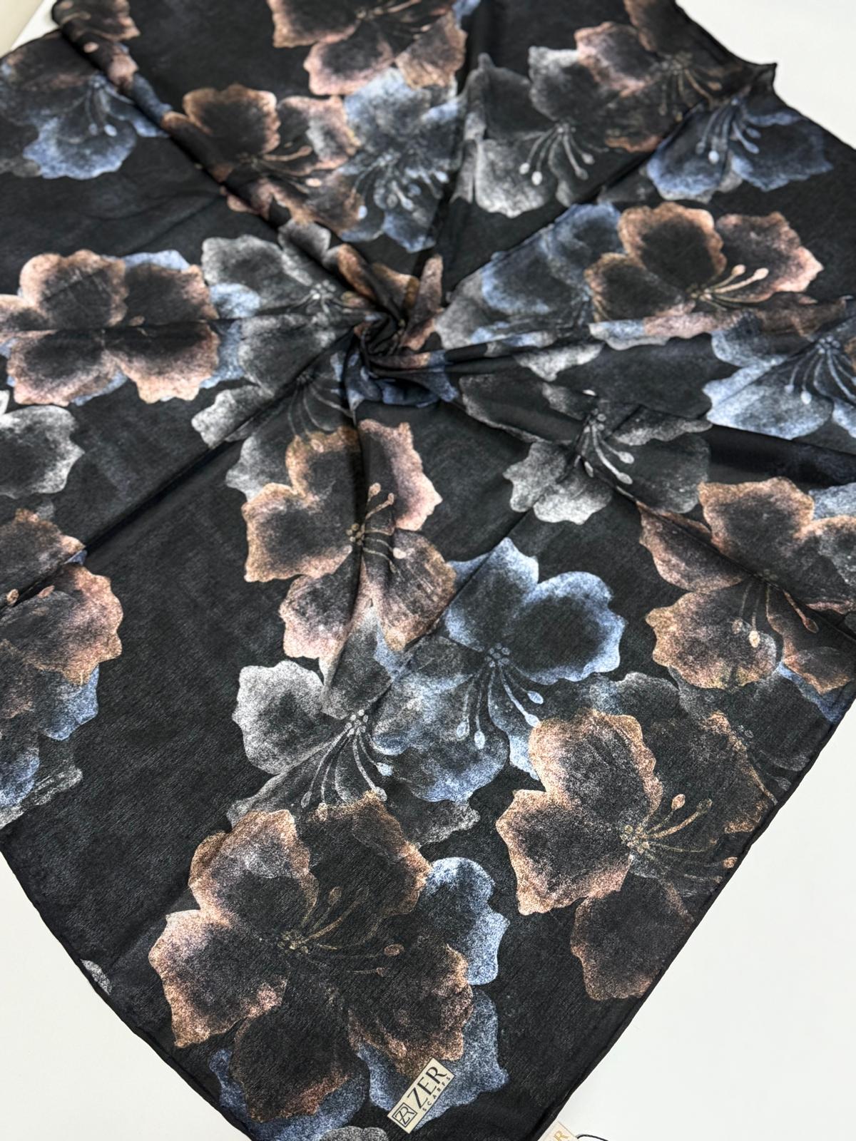 ZER ORGANİK EŞARP KARMA DESEN 03