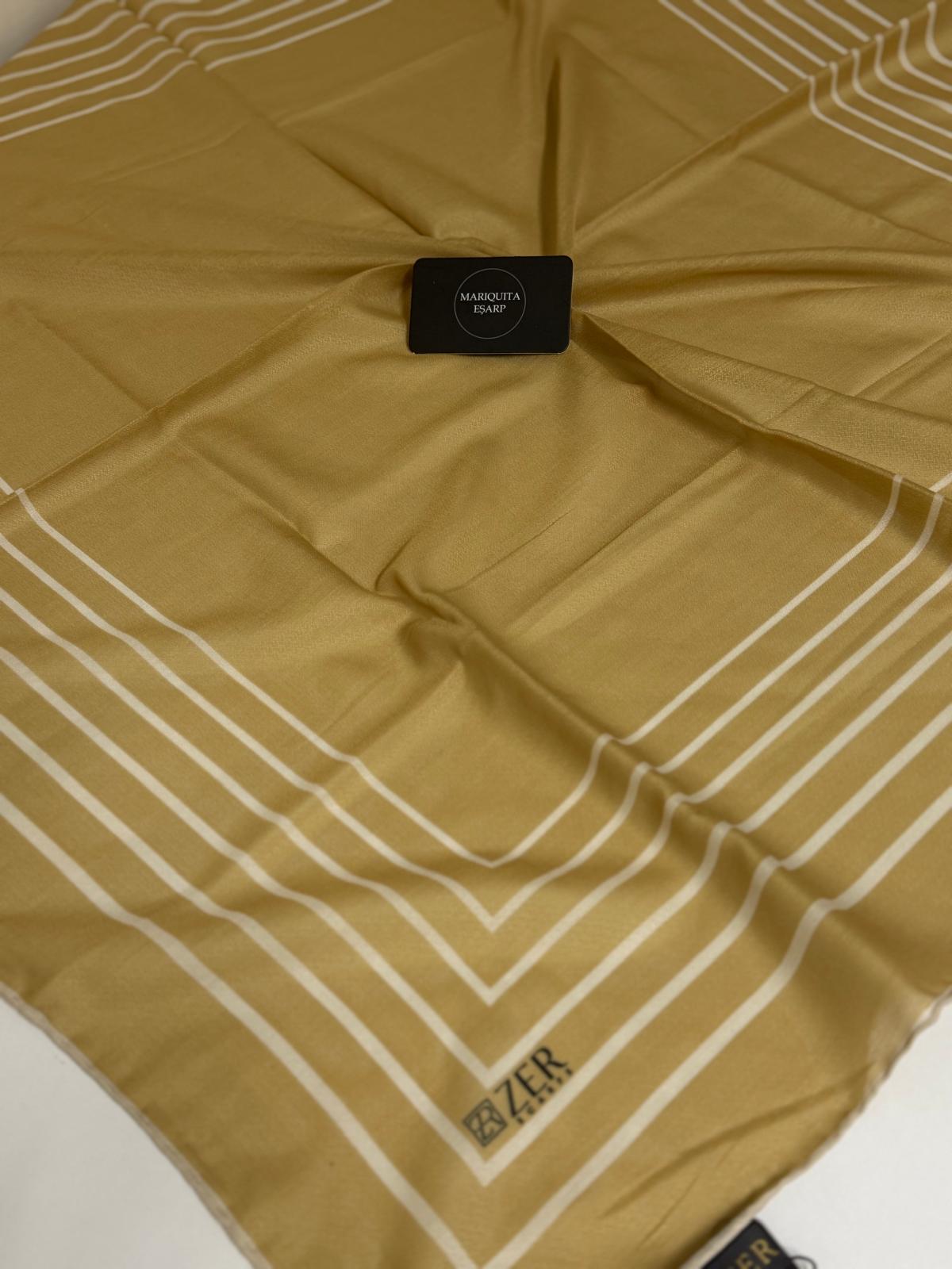 ZER ORGANİK EŞARP KLASİK DESEN 09