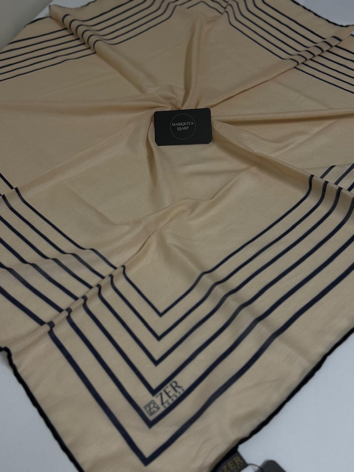 ZER ORGANİK EŞARP KLASİK DESEN 03