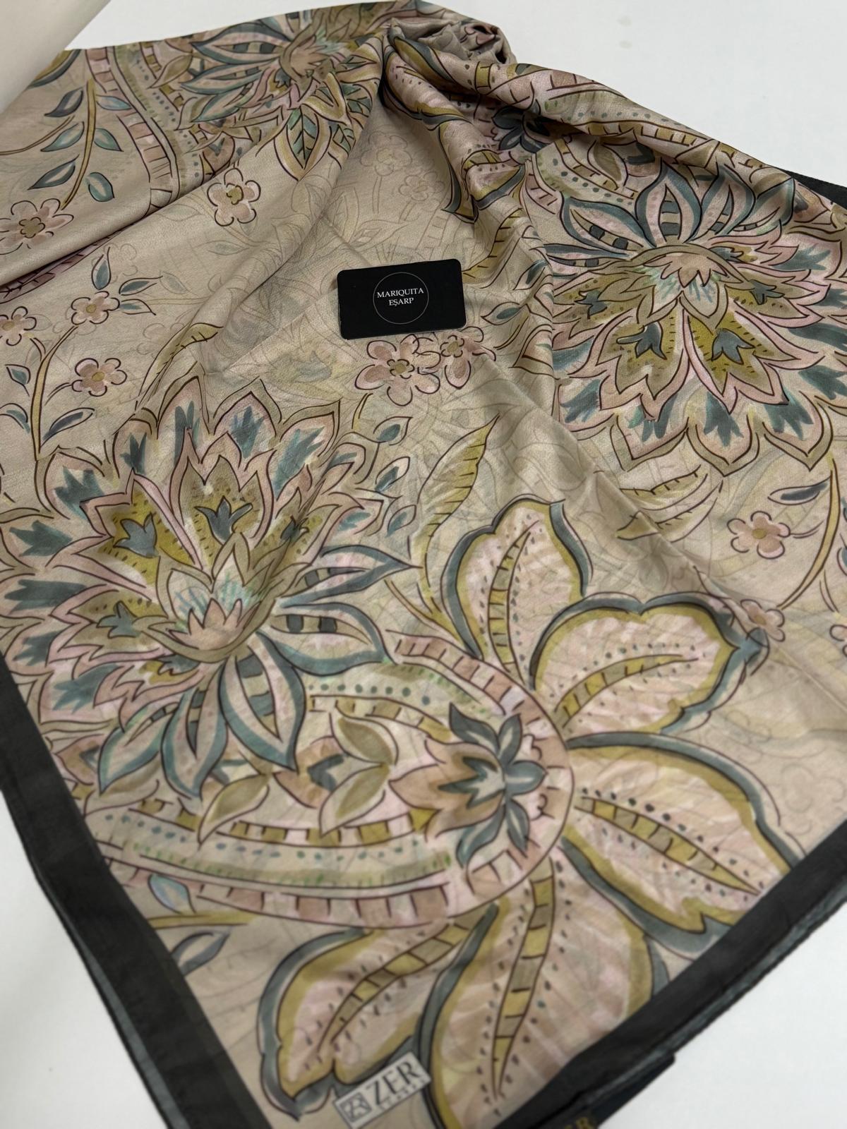 ZER ORGANİK ŞAL KARMA DESEN 13