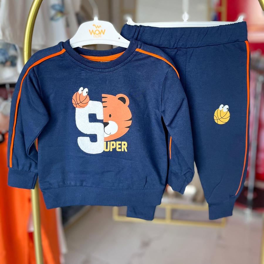 Erkek bebek super aslanlı takım