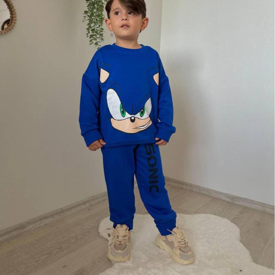 Sonic mavi erkek takım