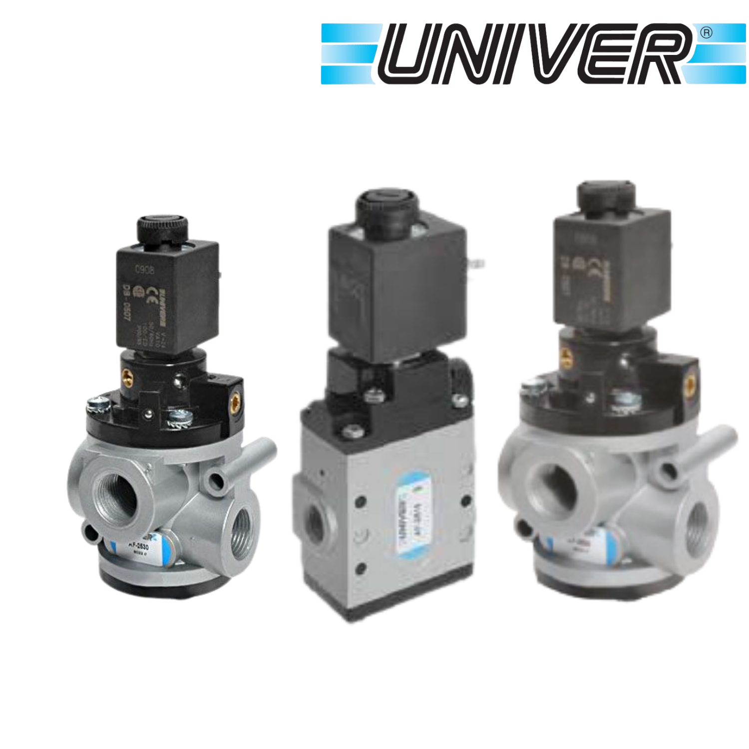 Univer AF Serisi Elektrikli Pnömatik Popet Valfler