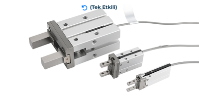 MHZ2-S Serisi Tek Etkili Pnömatik Gripperlar