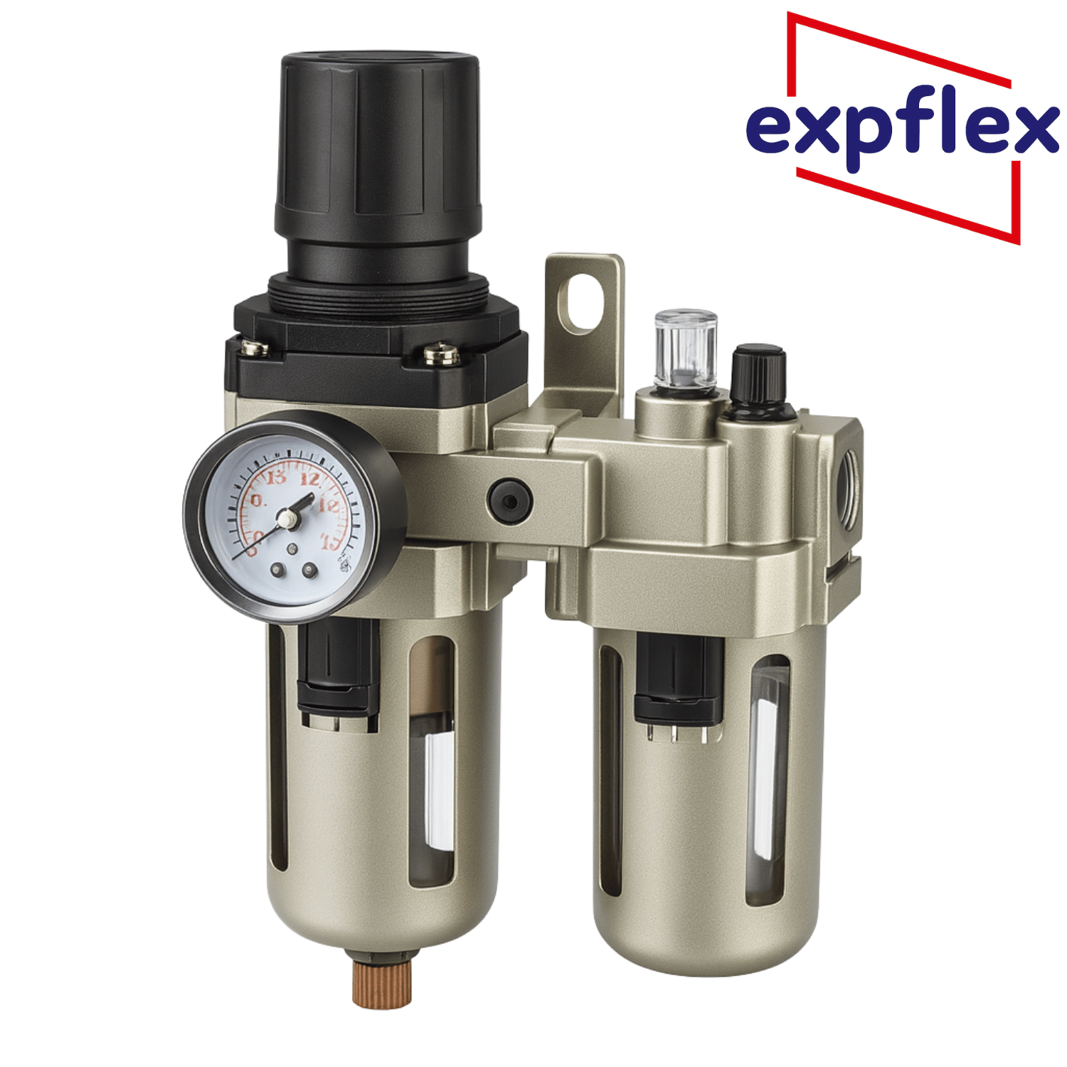 Expflex AC Serisi Kare Tip Pnömatik Şartlandırıcı