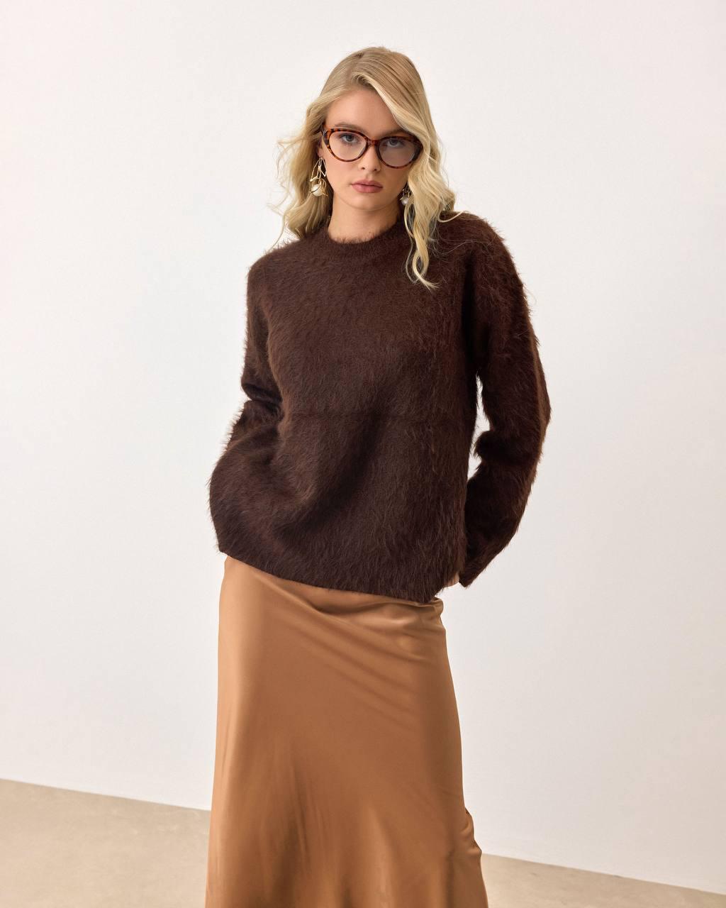 premium kalite tüylü kazak