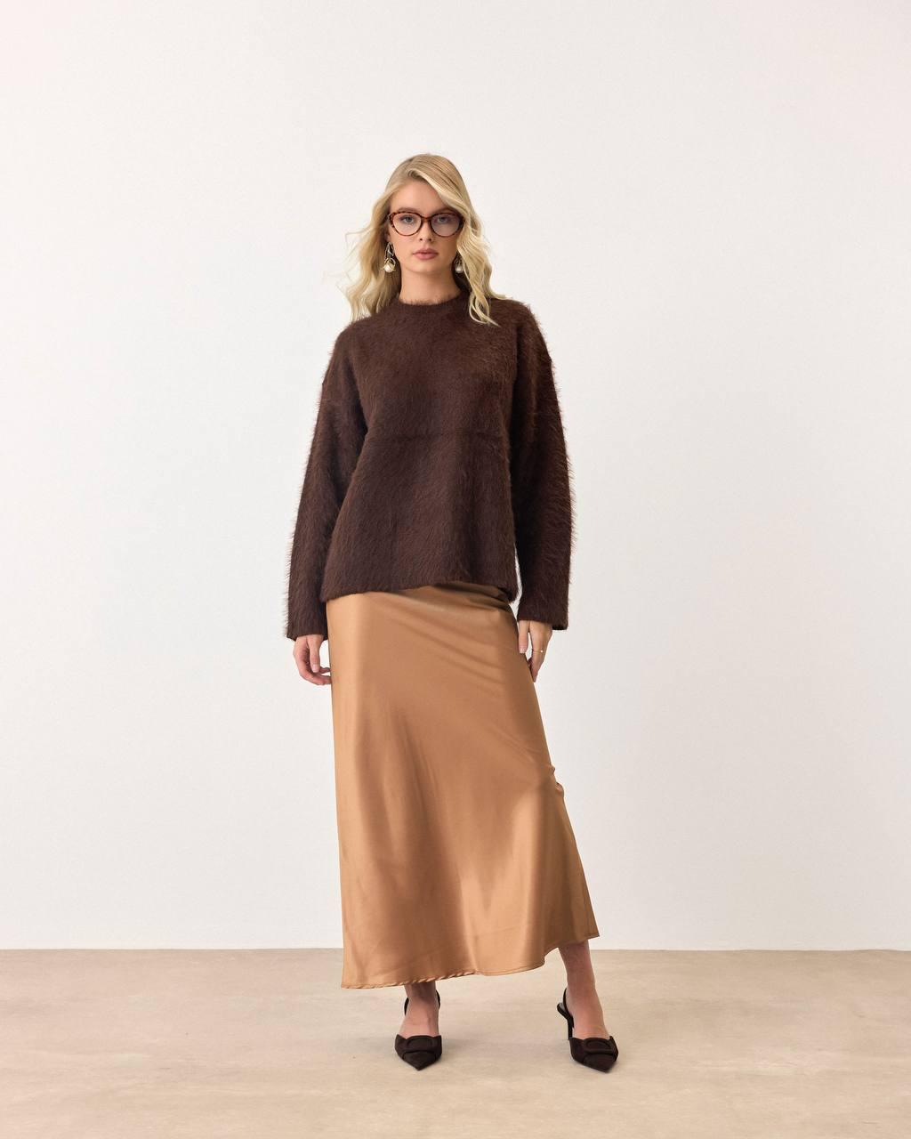 premium kalite tüylü kazak