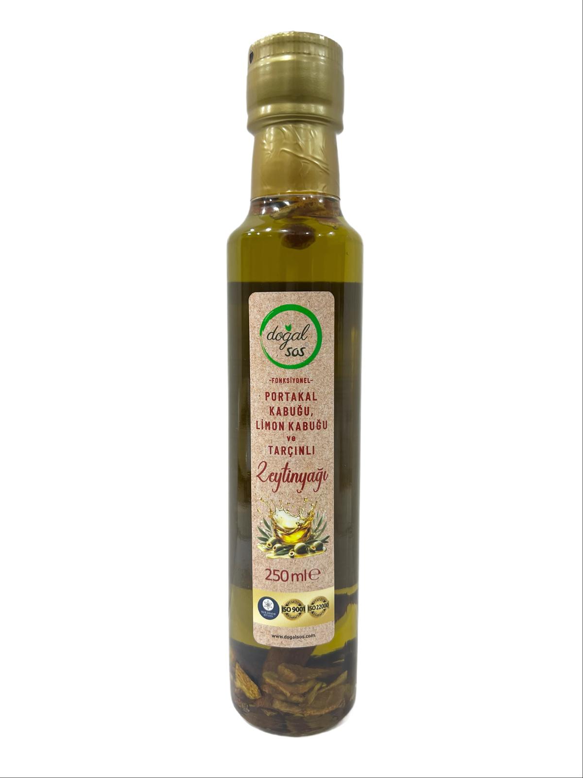 Portakal Kabuğu Limon Kabuğu ve Tarçınlı Zeytinyağı