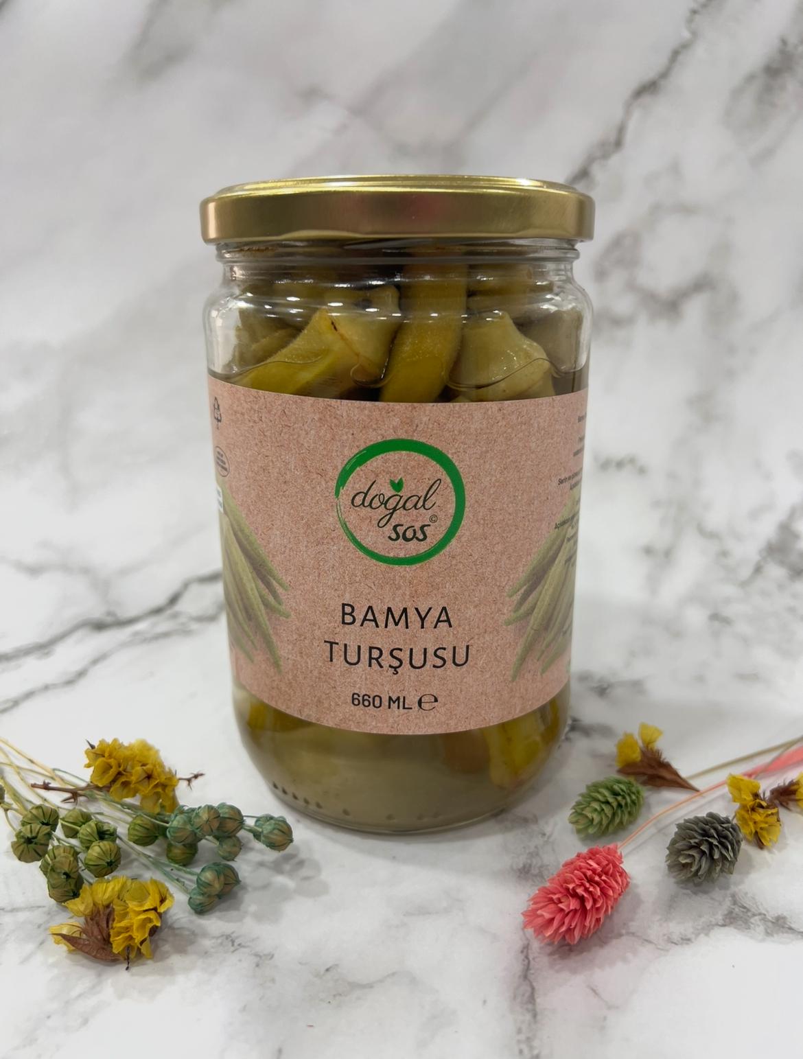Fermente Bamya Turşusu