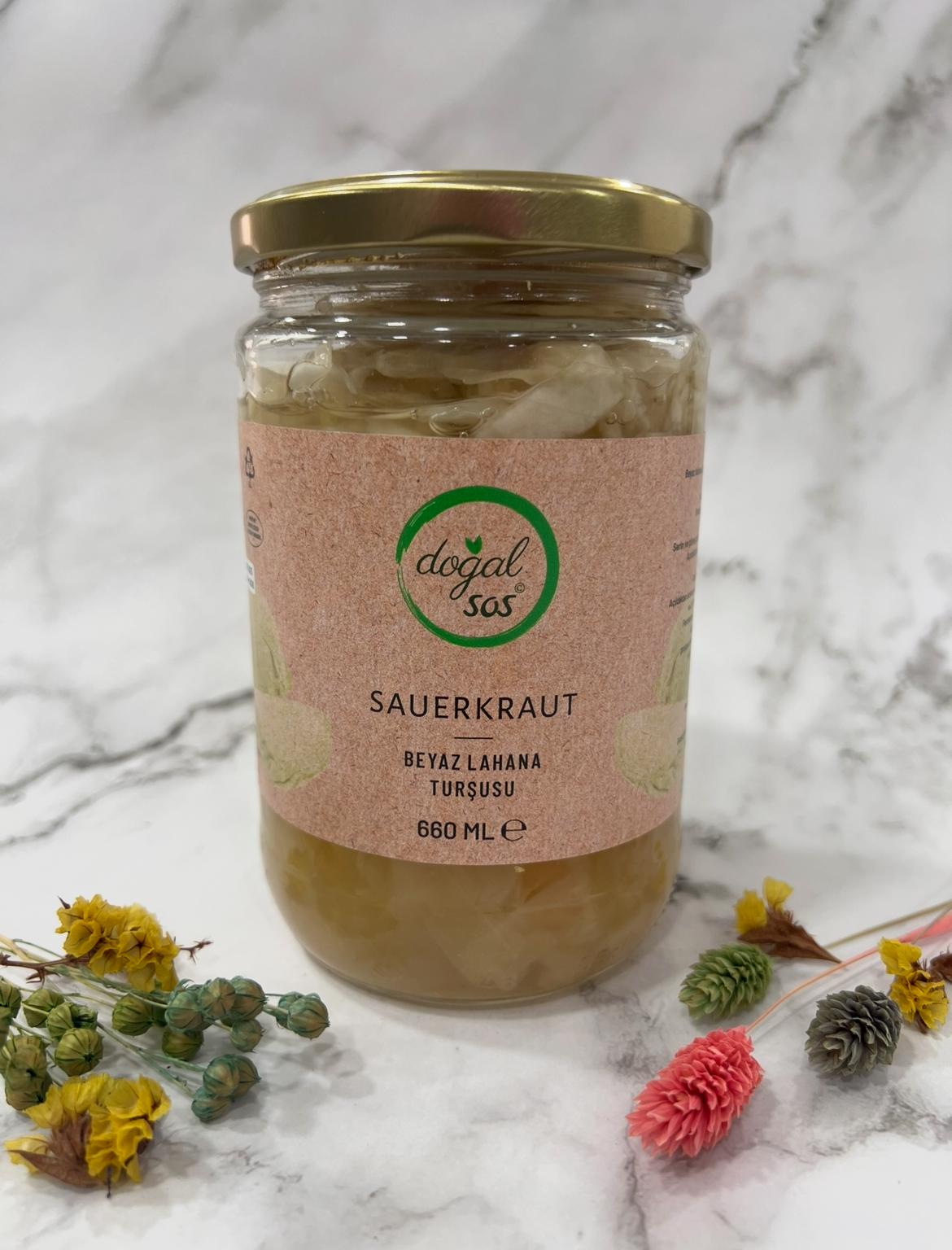 Fermente Beyaz Lahana Turşusu(Sauerkraut)