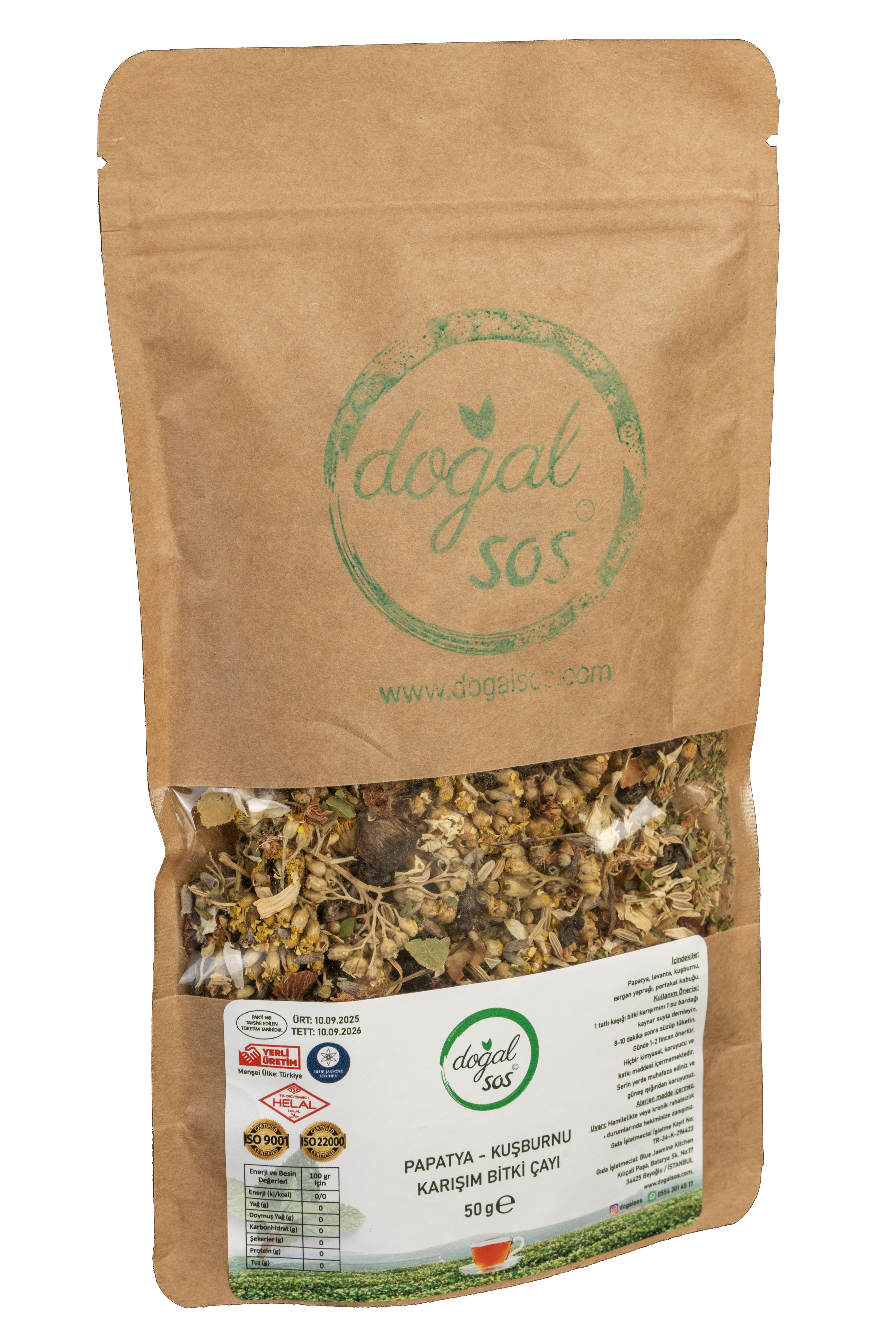 Papatya-Kuşburnu Karışım Bitki Çayı