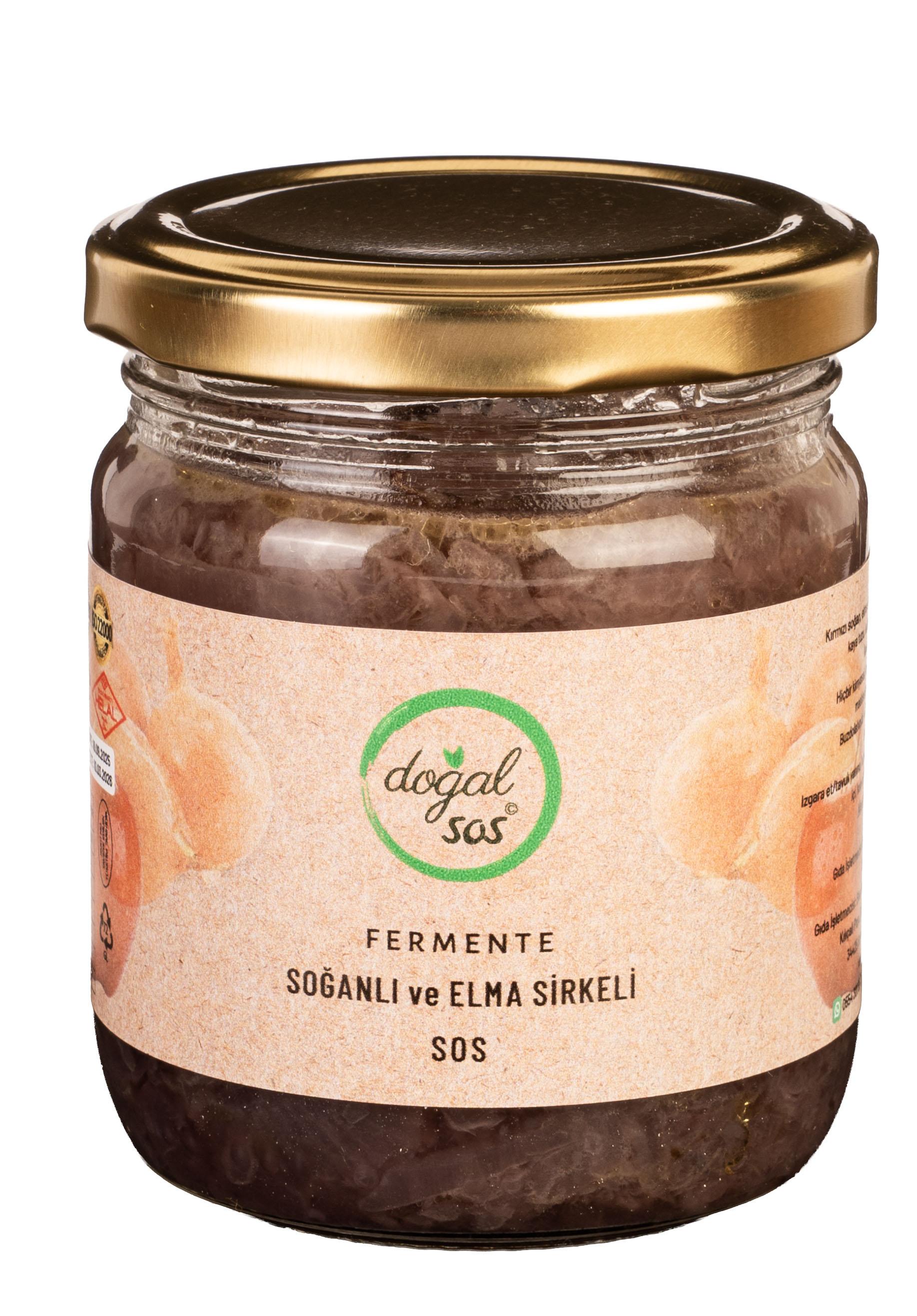 Fermente Soğanlı Elma Sirkeli Sos