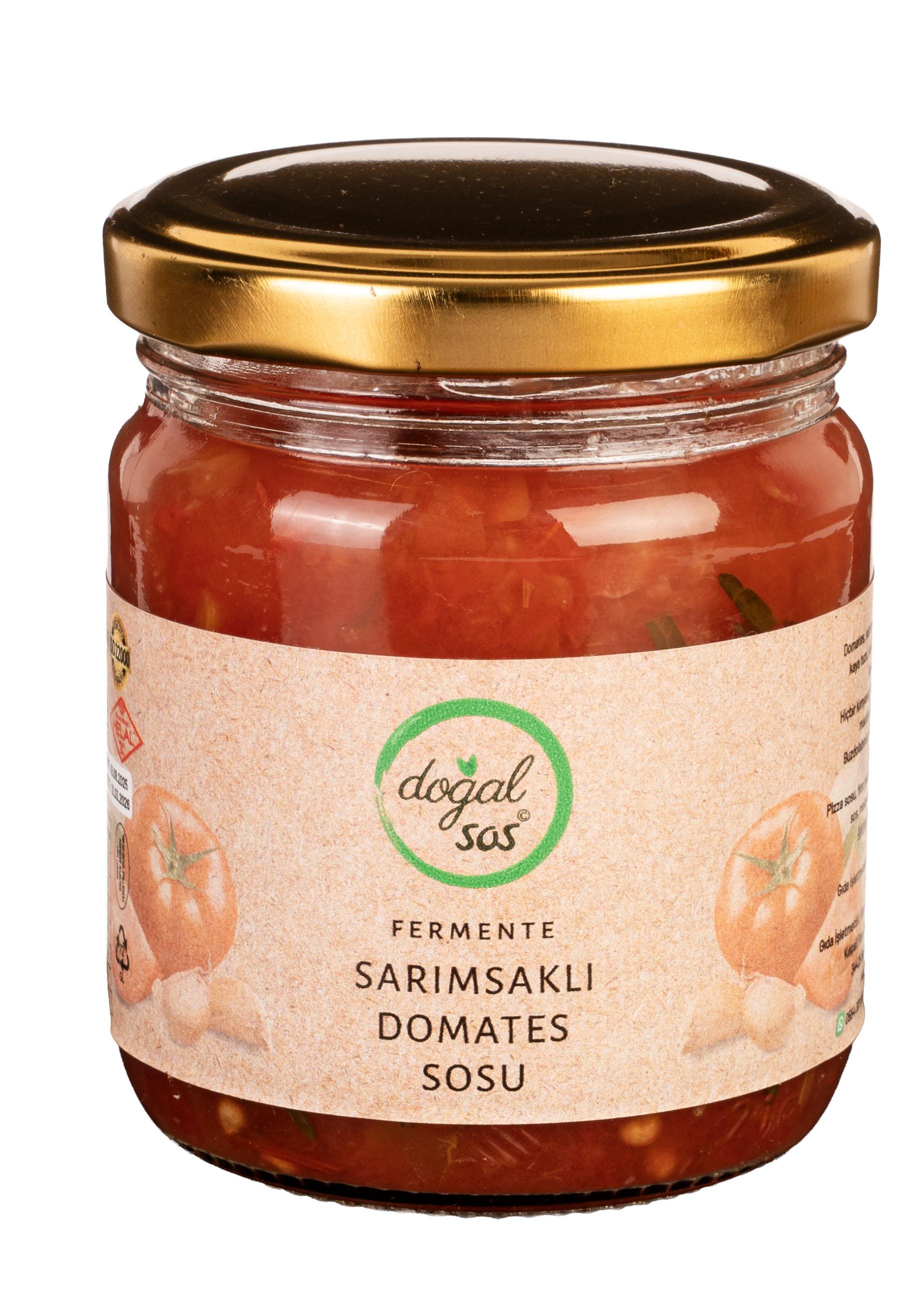 Fermente Sarımsaklı Domates Sosu