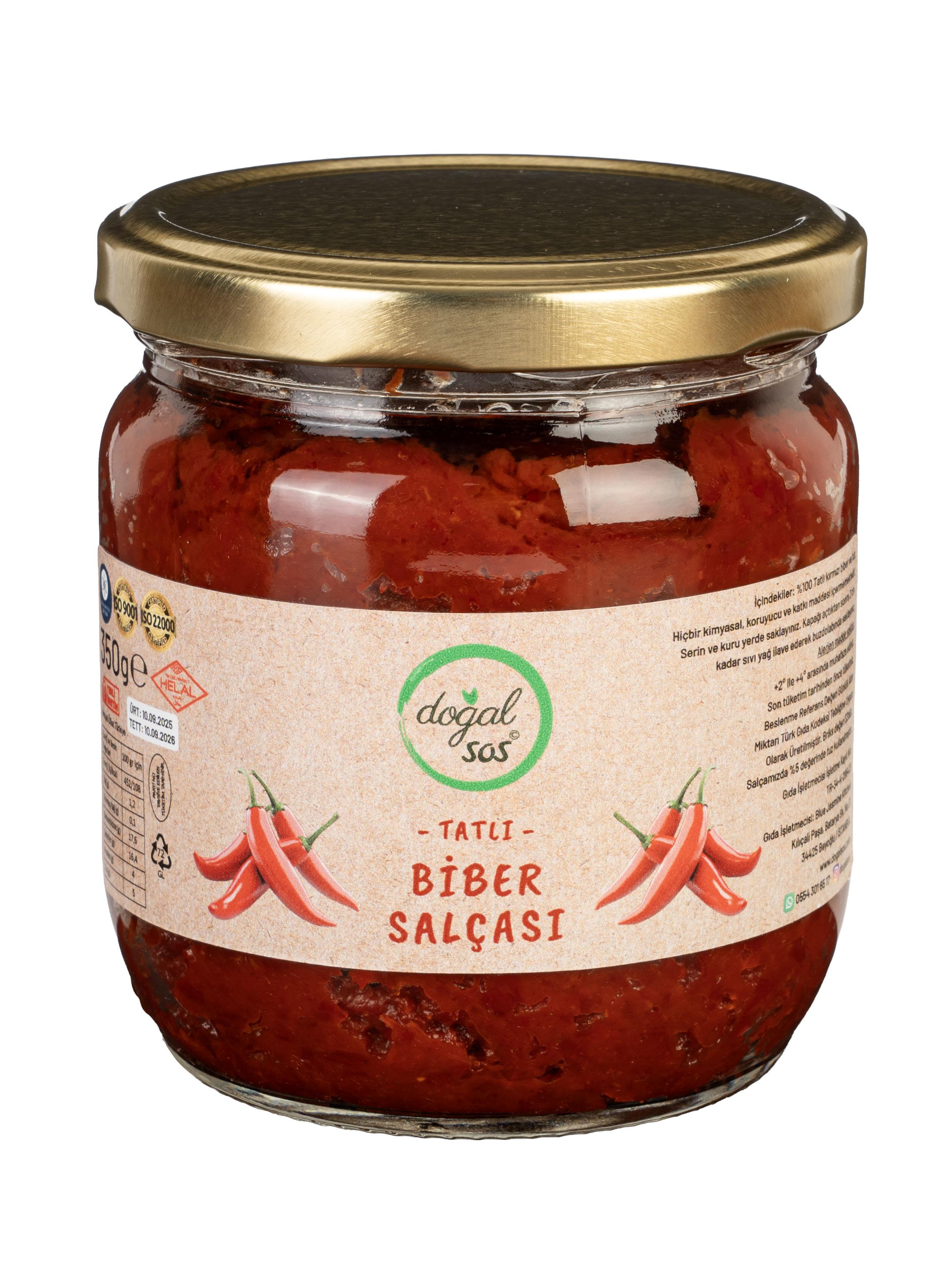 Güneşte Kurutulmuş Tatlı Biber Salçası