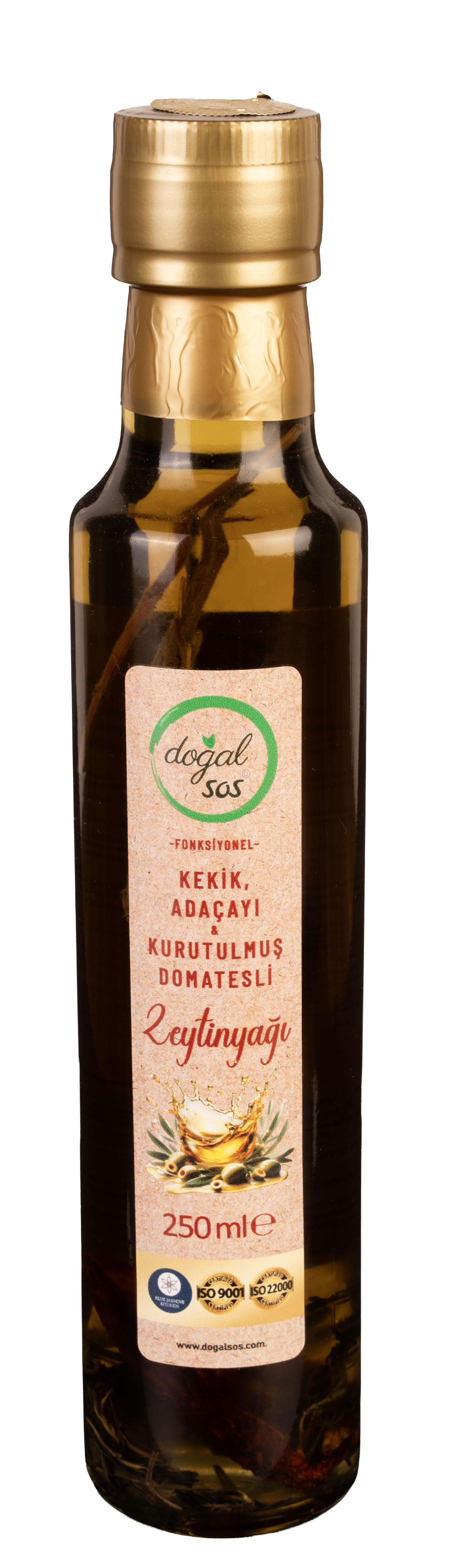 Fonksiyonel Dağ Kekiği Adaçayı Kurutulmuş Domatesli Zeytinyağı