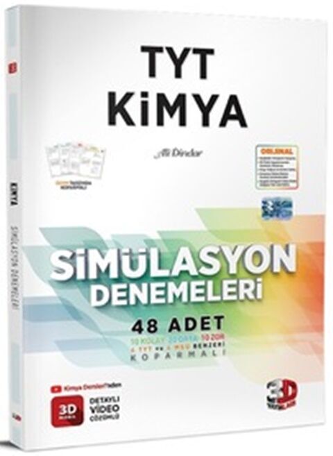 3D Yayınları TYT Kimya Simülasyon 48 Deneme