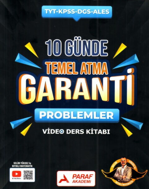 Paraf Yayınları TYT Problemler Z Takımı 10 Günde Temel Atma Garanti Video Ders Kitabı