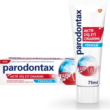 Parodontax Aktif Diş Eti Onarımı + Ferahlık Diş Macunu 75 ml