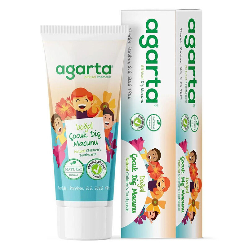 Agarta Doğal Çocuk Diş Macunu Çilekli 75 ml