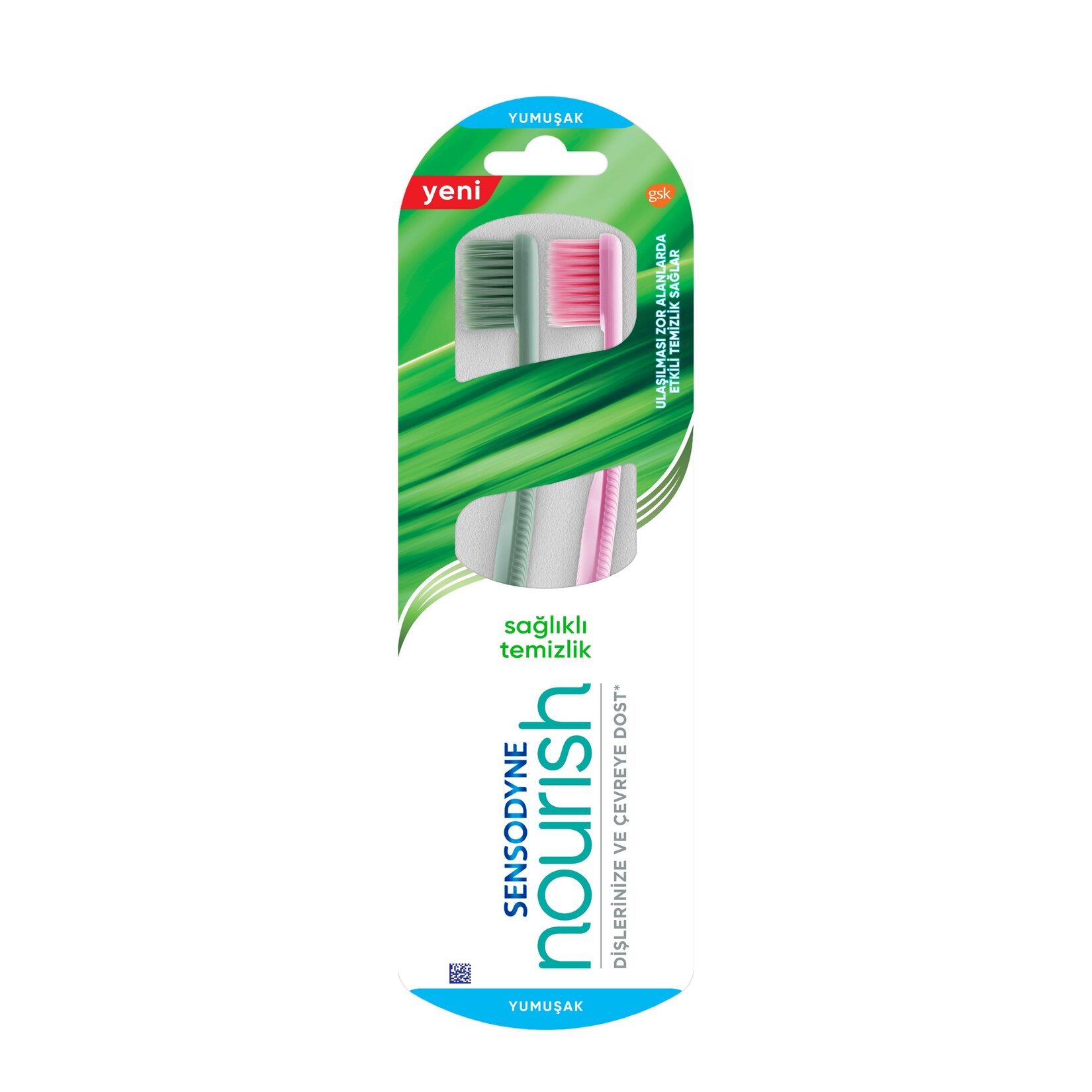 Sensodyne Nourish Sağlıklı Beyazlık Diş Fırçası 1+1
