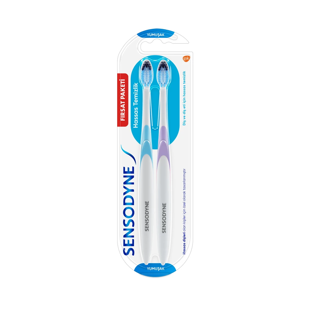 Sensodyne Hassas Temizlik Diş Fırçası 1+1