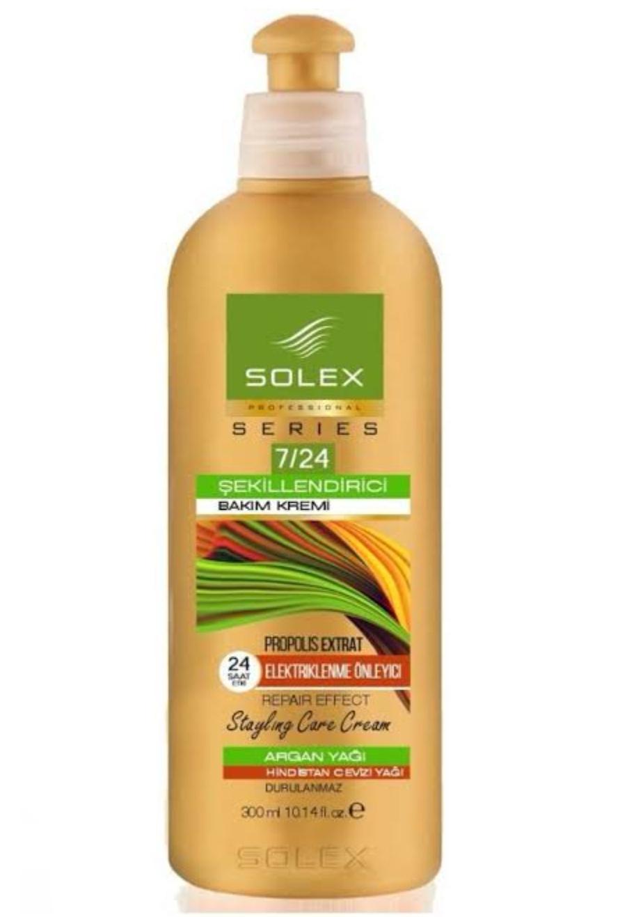 Solex Elektriklenme Önleyici Saç Kremi 300 ml – Pürüzsüz ve Kolay Taranan Saçlar