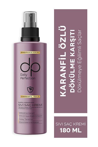 DP Karanfil Sıvı Saç Kremi 180 ml – Güçlendirici ve Dolaşık Açıcı Bakım Spreyi