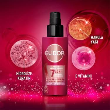 Elidor Keratin Terapisi Saç Serumu 90 ml – Onarıcı ve Güçlendirici Bakım