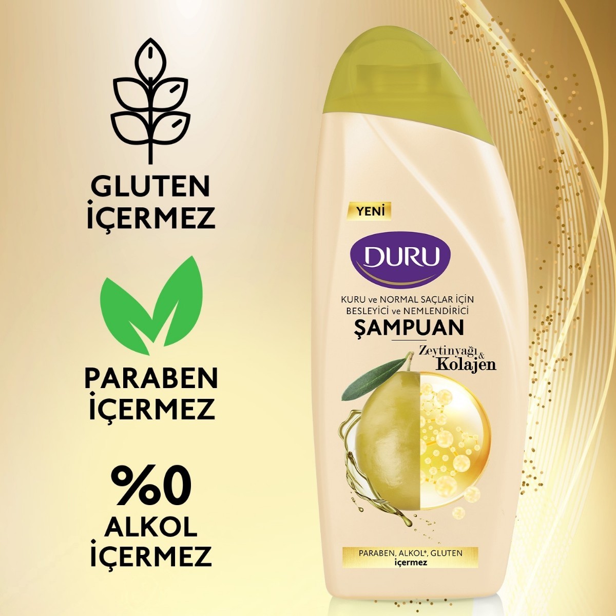 Duru Kolajen Şampuan 500 ml – Güçlü ve Parlak Saçlar