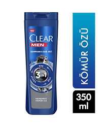 Clear 3’ü 1 Arada Arındırıcı Kömür Şampuan 350 ml – Derinlemesine Temizlik ve Ferahlık