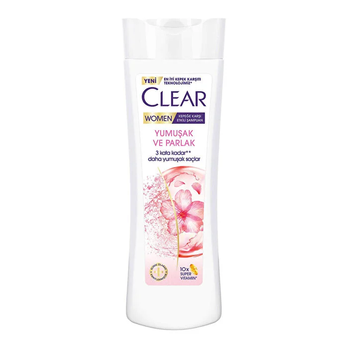 Clear Women Yumuşak ve Parlak Şampuan 350 ml – Canlı ve Sağlıklı Saçlar