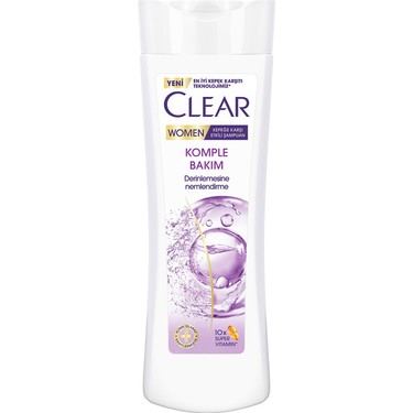 Clear Women Komple Bakım Şampuan 350 ml – Güçlü, Sağlıklı ve Kepeksiz Saçlar