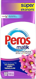 Peros Matik 12 Kg Beyazlar ve Renkliler