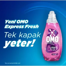 OMO Express Fresh Capcanlı Renkler 1480 ml Sıvı Deterjan