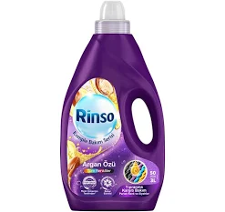 Rinso Komple Bakım Serisi Argan Özü 3 L Sıvı Deterjan (Tüm Renkliler ve Siyahlar)