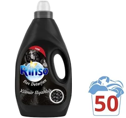 Rinso 3 L Sıvı Deterjan Kömür Siyahlığı (Siyahlar İçin)