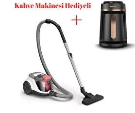 Philips XB2142/09 Torbasız Süpürge Türk Kahve Makinesi Hediyeli