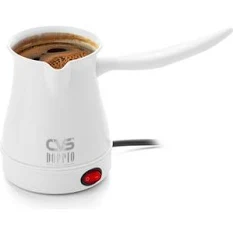 CVS DN 19821 Doppio Elektrikli Cezve – 330 ml, 4-5 Fincan, 700 W, Plastik Gövde, Gizli Rezistans, Su Bitince Otomatik Emniyet