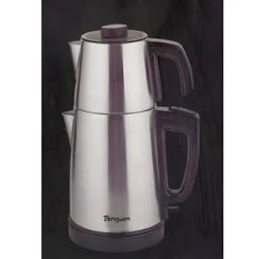 Penguen Nova Çay Keyfi İnox 1850W – 1.7L Su Isıtıcı, 1.2L Metal Demlik, Paslanmaz Çelik