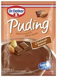 Dr. Oetker Puding Çikolata Bademli