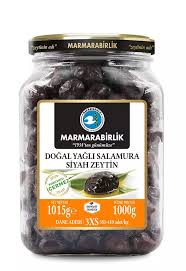 Marmarabirlik Yağlı Salamura Zeytin Cam 1 KG