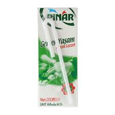 Pınar 200 ml süt tam yağlı