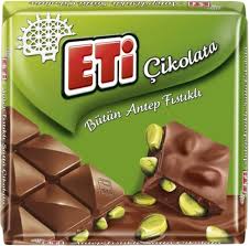 Eti 60 gr kare çikolata antep fıstıklı
