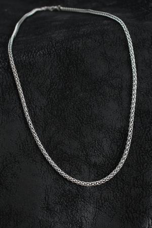 316L Çelik Sık Örme Zincir Model Gümüş Renk Erkek Kolye