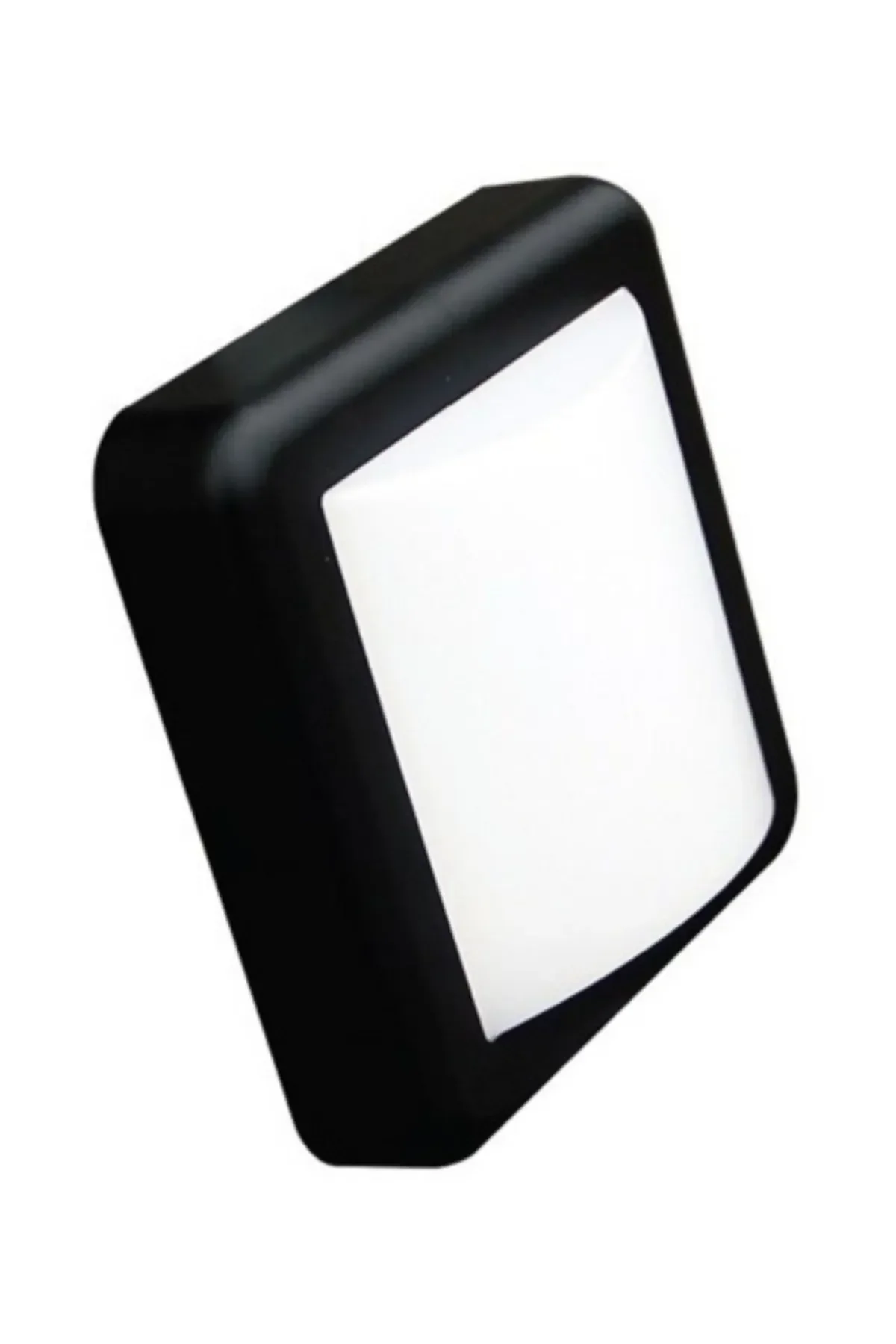6500K Beyaz 4W Siyah Kasa Ip44 Led Duvar Apliği