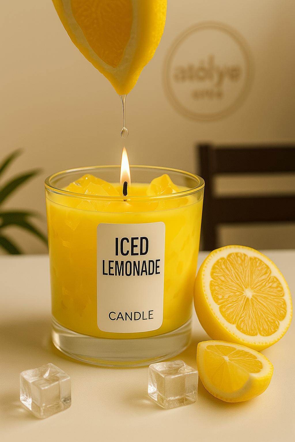 İced Lemonade Candle Buzlu Limonata Jel Mum